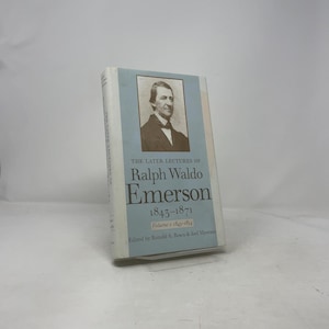 Le ultime lezioni di Ralph Waldo Emerson, 1843-1871 (Volume 1 di Ralph Emerson HC Prima edizione Copertina rigida Come nuovo 2001 402355 immagine 1