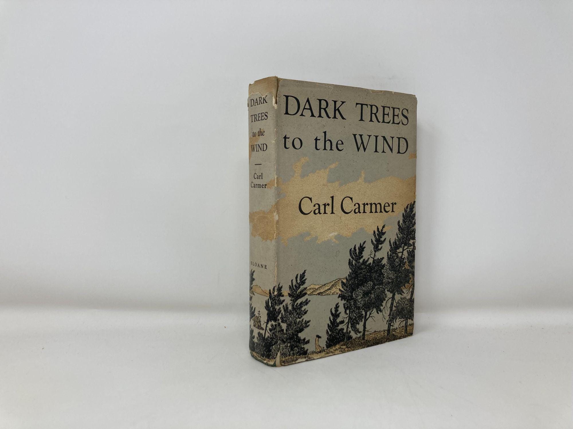 カール・カーマー著『Dark Tress to the Wind』HCハードカバー 非常に