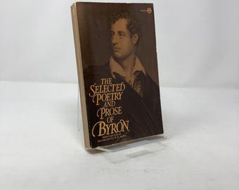 The Selected Poetry And Prose Of Byron by W. H. Auden PB First Edition Paperback Very Good 1983 311921