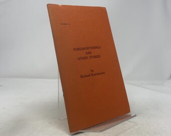 Verkorting en andere verhalen door Richard Kostelanetz PB Eerste editie Paperback Zeer goed 1978 337040