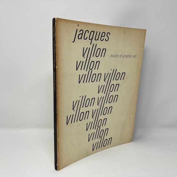 Master of Graphic Art by Jacques Villon PB Paperback First Very Good 1964