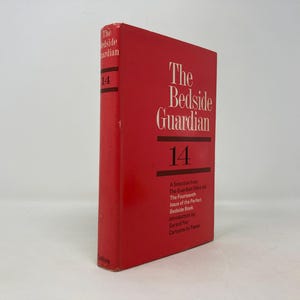 May include: A red hardcover book titled "The Bedside Guardian 14" with white text. The book is a selection from The Guardian 1964-65, the fourteenth issue of the Perfect Bedside Book.