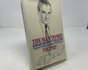 The Man to See by Evan Thomas HC First Edition Hardcover Like New 1991 344961