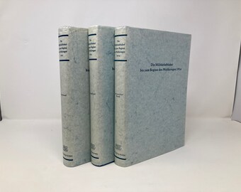Die Militarluftfahrt bis zum Beginn des Weltkrieges 1914 3 Vols. by Sohn & Mittler HC Hardcover LN Like New 1965  139804