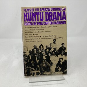 Kuntu Drama de Paul Carter Harrison HC Tapa dura Muy bueno 1974 189045