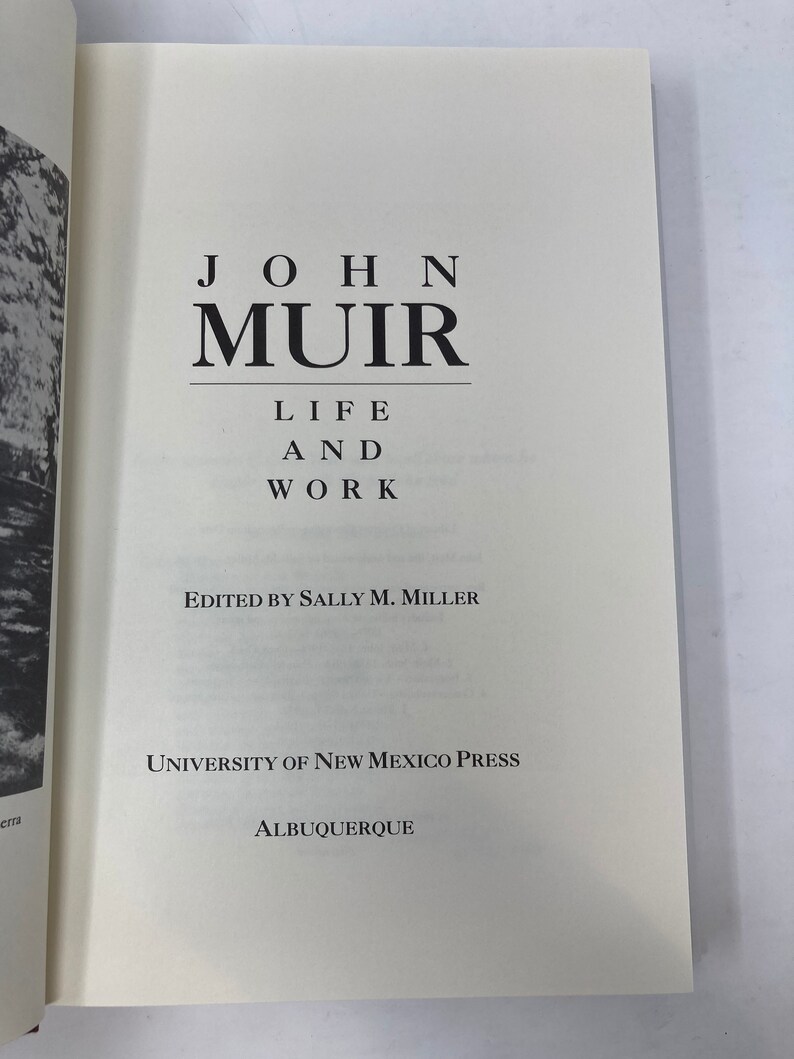 John Muir: Life and Work by Sally M. Miller HC First 1st Like New 1993 image 4