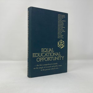 Equal Educational Opportunity by Daniel Moynihan and James Coleman HC First 1st Very Good Hardcover 1969