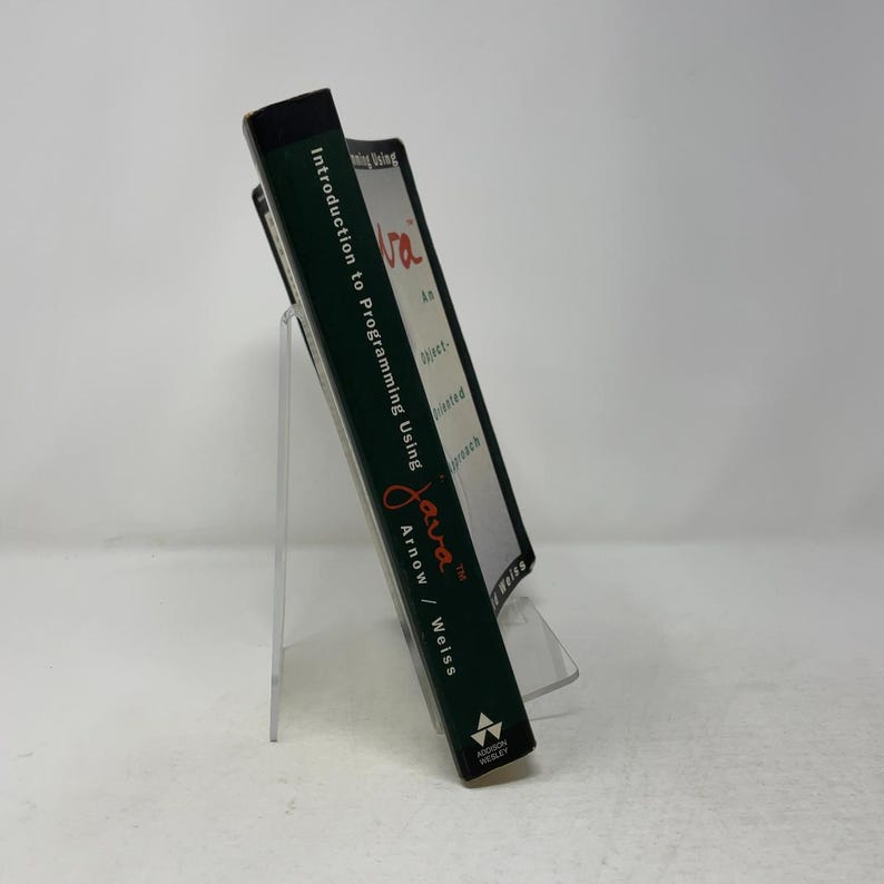 Introduzione alla programmazione con Java di Arnow, David M. Prima edizione Brossura Ottime condizioni 1998 556442 immagine 2