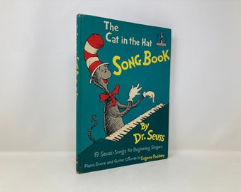 Cat in the Hat Liederbuch von Dr. Seuss HK Hardcover 1st Erst VG Sehr Gut 1967 150452