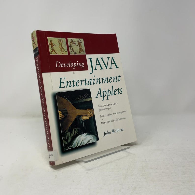 Developing Java Entertainment Applets by Withers, John PB First Edition Paperback Very Good 1997 556676 image 1