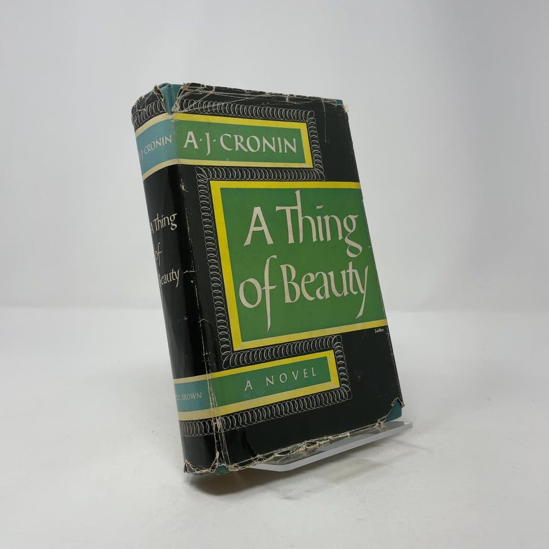 A Thing of Beauty by A. J. Cronin HC First Edition Hardcover Very Good ...