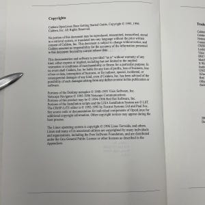 Erste Schritte mit Caldera OpenLinux Base von PB, Erstausgabe, Taschenbuch, sehr gut erhalten, 1995, 556434 Bild 4