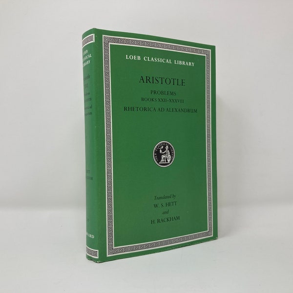 Loeb Classical Library No. 317 : Aristotle - Problems (Books 22 - 38) HC First Thus 1st VG Very Good Hardcover 1997 129766