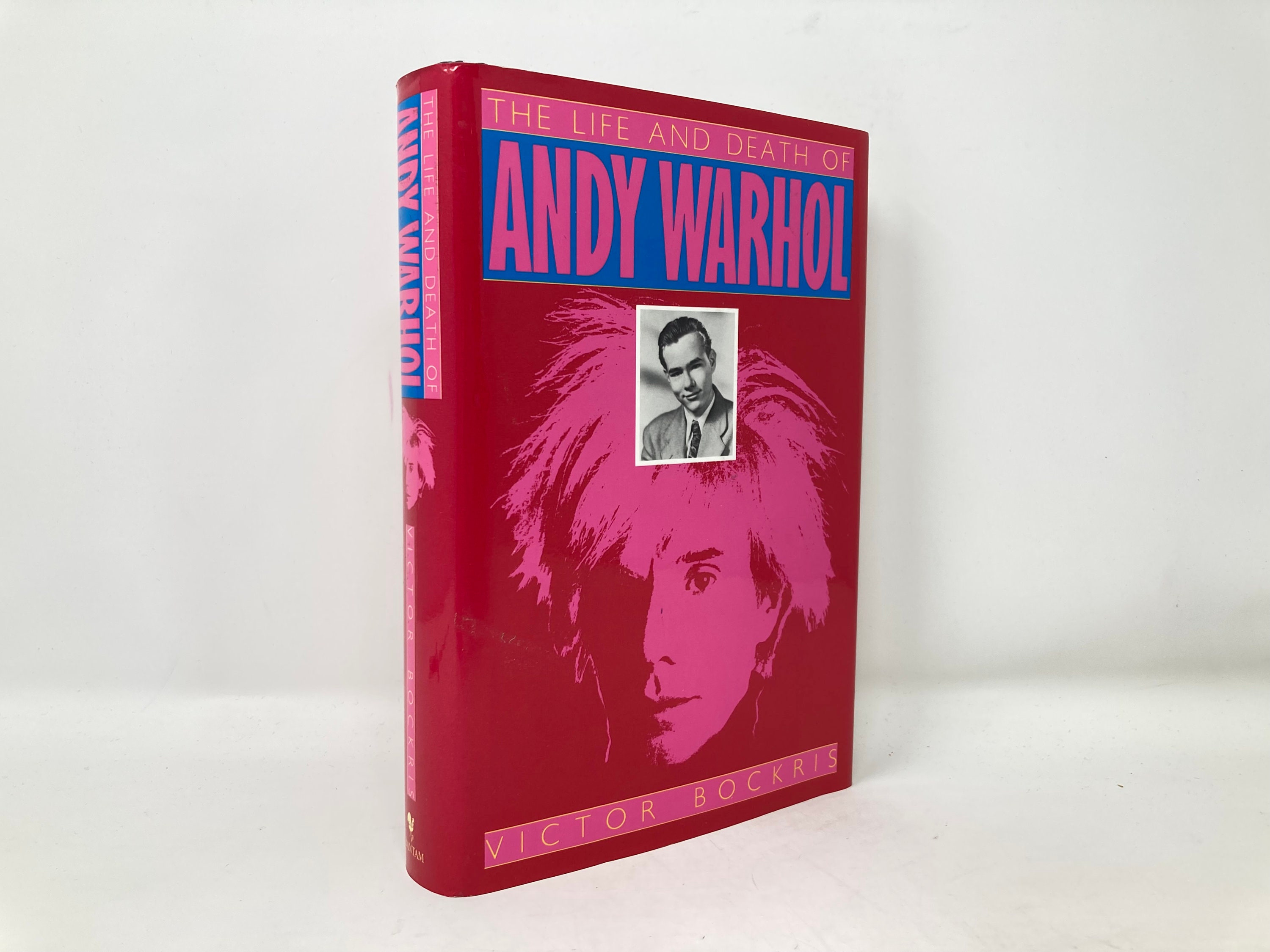 The Life and Death of Andy Warhol by Victor Bockris HC First 1st Like New 1989