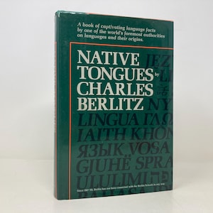 Lenguas nativas de Charles Berlitz HC Tapa dura Primera 1.ª Muy buena 1982 165023