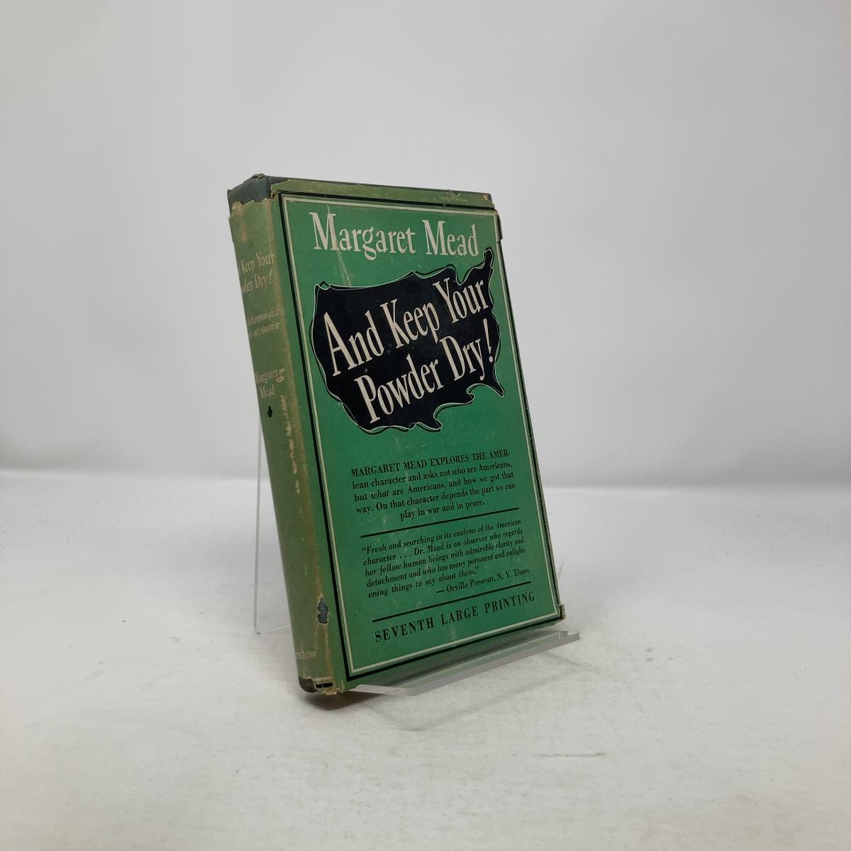 マーガレット・ミード著『火薬を乾かしておけ』HC初版ハードカバー 非常に良い 1942年 310384 - Etsy 日本