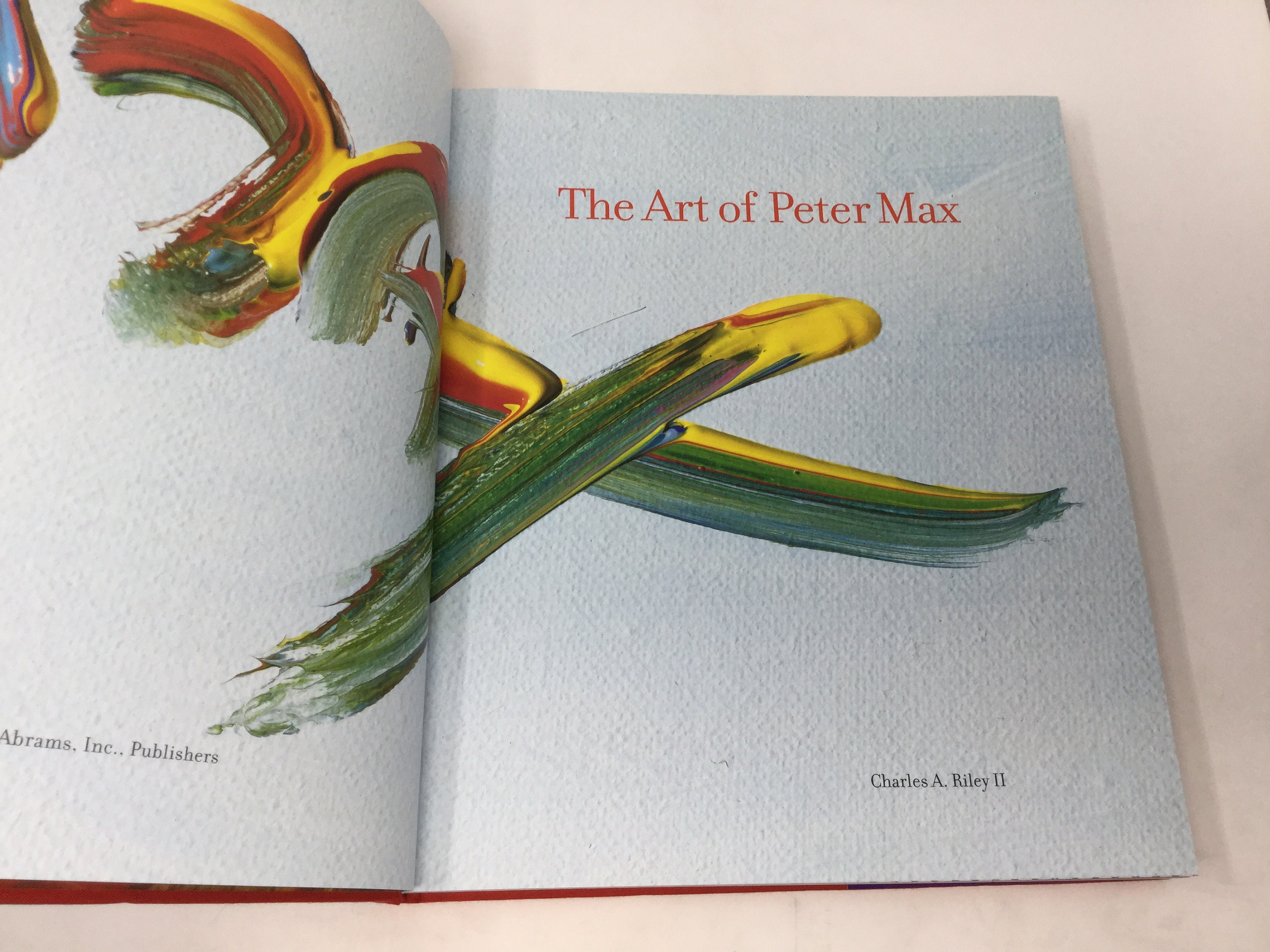 The Art of Peter Max by Charles A. Riley II Hardcover First 1st Like ...