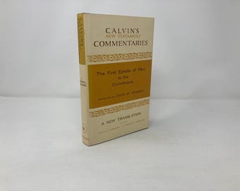 La prima lettera di Paolo apostolo ai Corinzi di Giovanni Calvino HC Copertina rigida Prima Così Come Nuovo 1989 210929