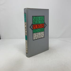 New and Selected Poems, 1923-1985 by  Robert Penn Warren HC First Edition Hardcover Very Good 1985 317214