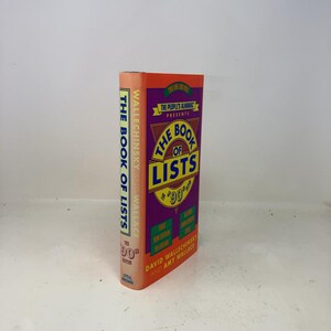 The People's Almanac präsentiert das Buch der Listen / die 90er Ausgabe von David Wallechinsky HK Erste Ausgabe Hardcover Wie neu 1993 321983