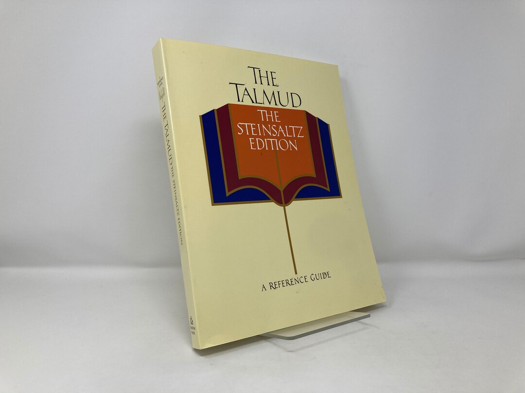The Talmud the Steinsaltz Edition: A Reference Guide by Rabbi - Etsy