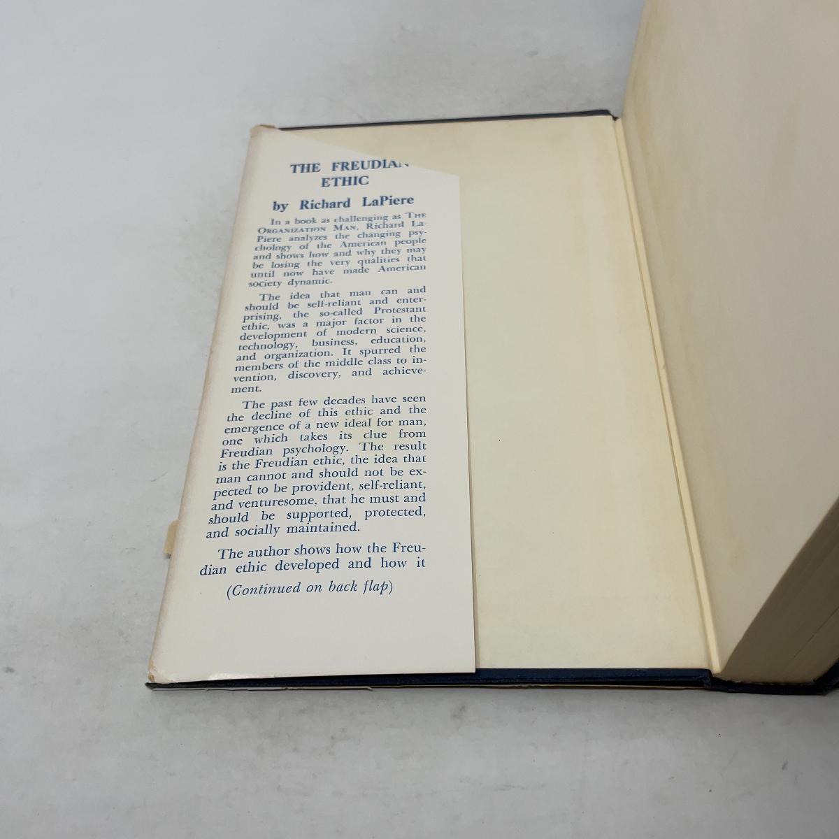 The Freudian Ethics by Richard Lapiere HC First Edition Hardcover