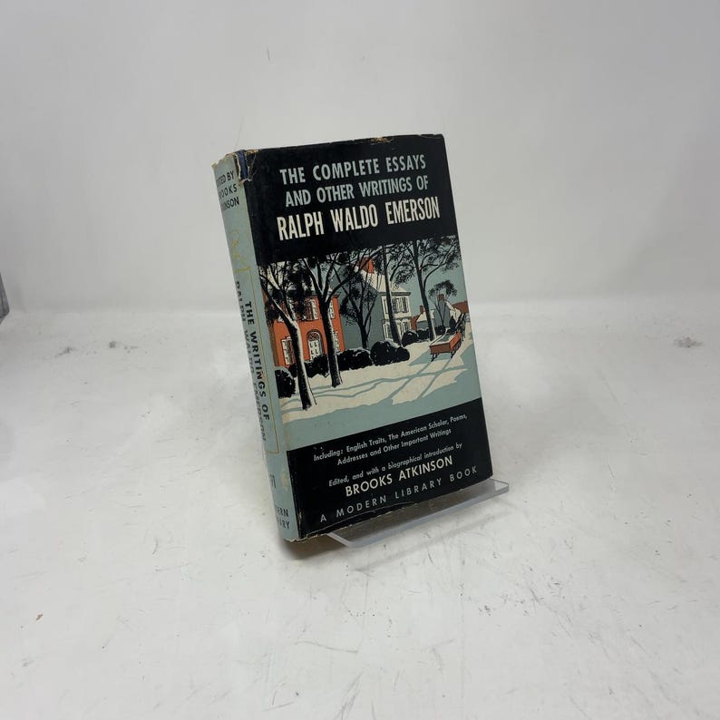 The Complete Essays and Other Writings of Ralph Waldo Emerson by Brooks Atkinson HC First Thus Hardcover Very Good 1950 380733 image 7