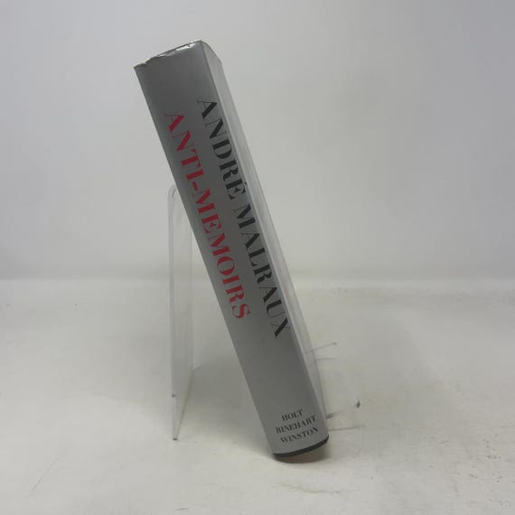 Anti-memoirs by Andre Malraux HC First Edition Hardcover Very Good