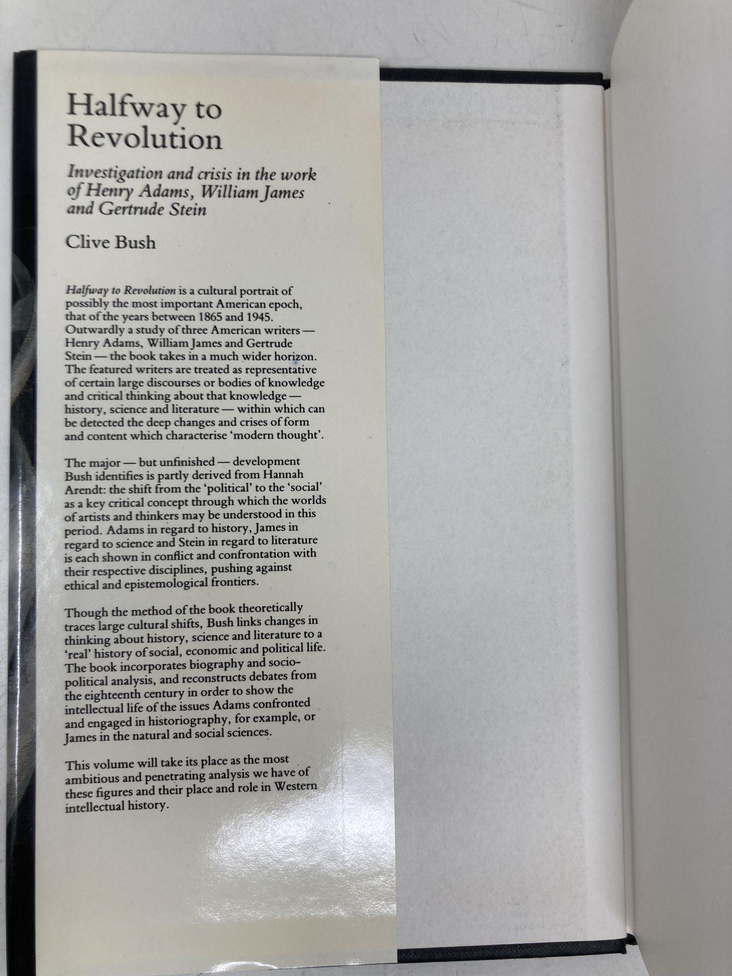Halfway to Revolution by Clive Bush HC Hardcover Like New 1991 