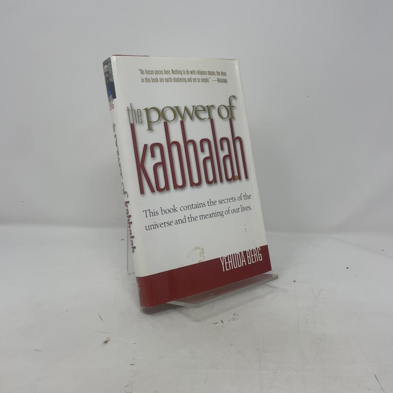 The Power of Kabbalah by Yehuda Berg HC First Thus Hardcover Like New 2001 379346 image 1