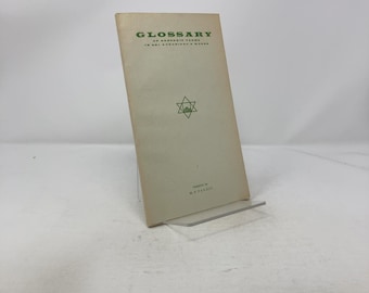 Glosario de Sri Aurobindo Ashram PB Primera edición Rústica Muy bueno 1966 318903