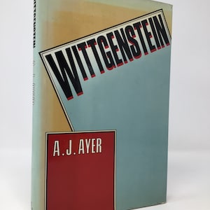 Wittgenstein by Alfred Jules Ayer HC Hardcover 1st First VG Very Good 1985
