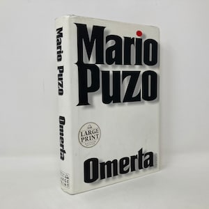 Omerta (Large Print) by Mario Puzo Hardcover 1st Thus 1st Very Good 2000