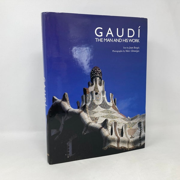 Gaudí: The Man and His Work by Joan Bergós Hardcover 1st 1st Like New 1999