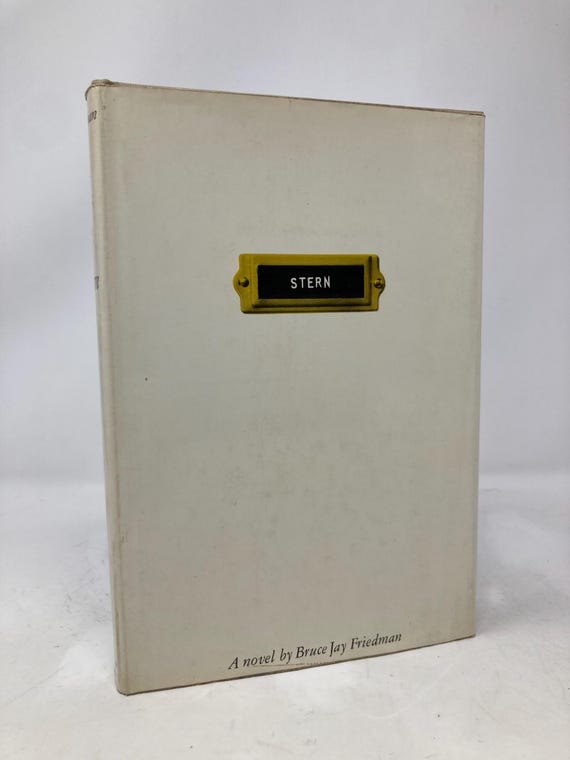 古いヴィンテージ Stern by Bruce Jay Friedman HC Hardcover 1st First VG Very Good