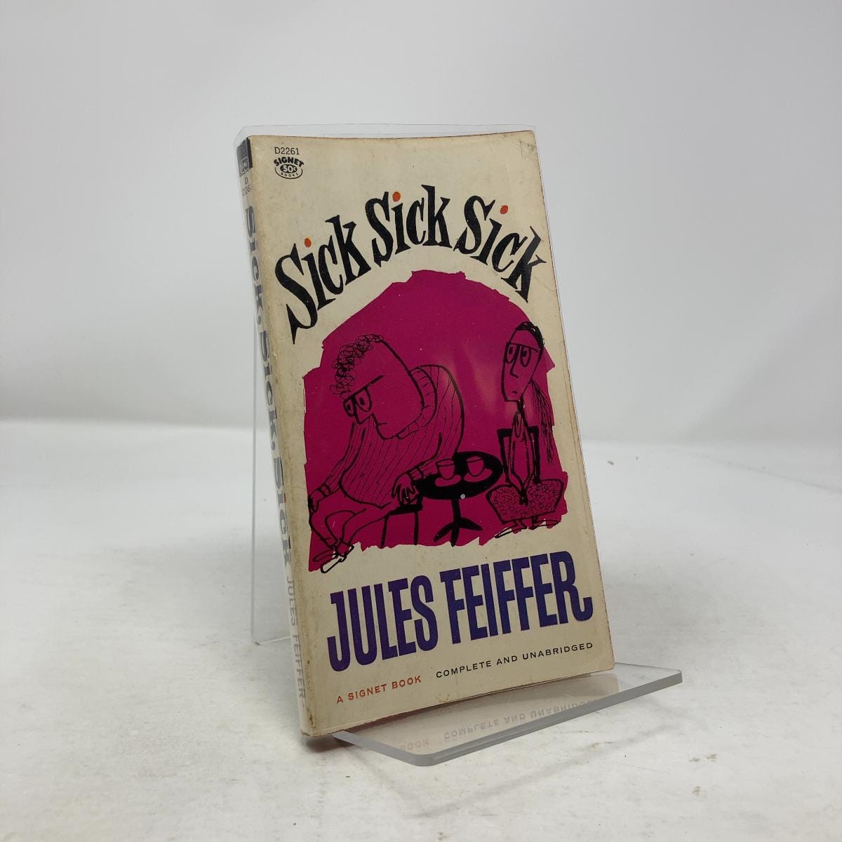 Sick Sick Sick by Jules Feiffer PB First Thus Paperback Very Good