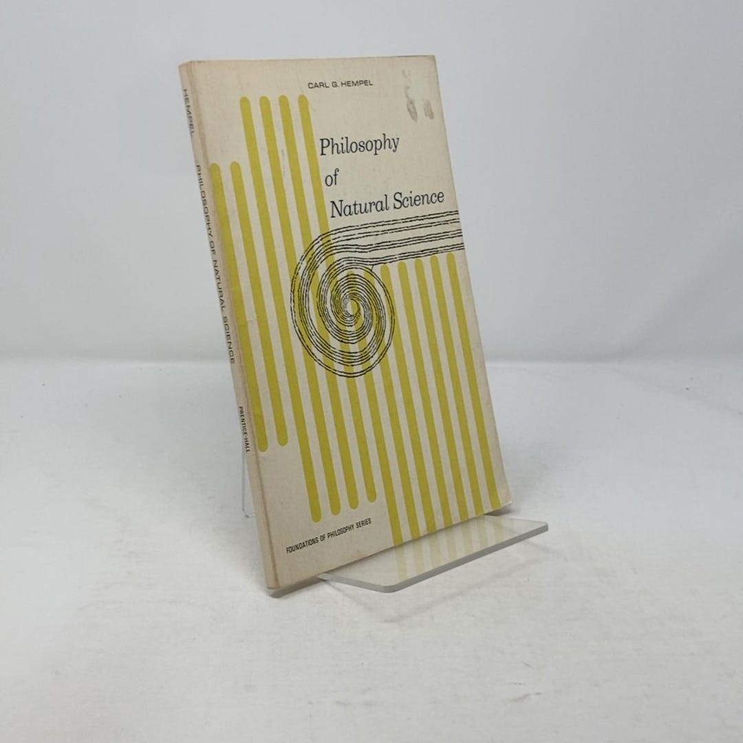 Philosophy of Natural Science by Carl G. Hrmpel PB First Edition Paperback Very Good 1966 308217 ...