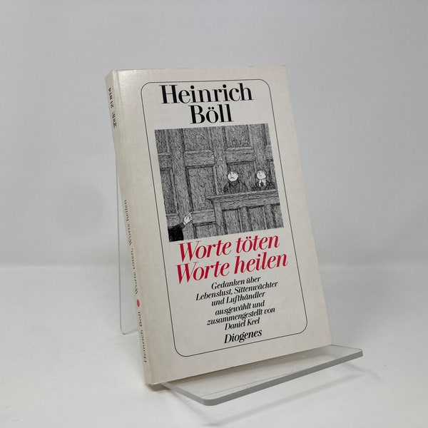 Worte töten, Worte heilen by Heinrich Boll PB Paperback 1st First LN Like New 1989  134295