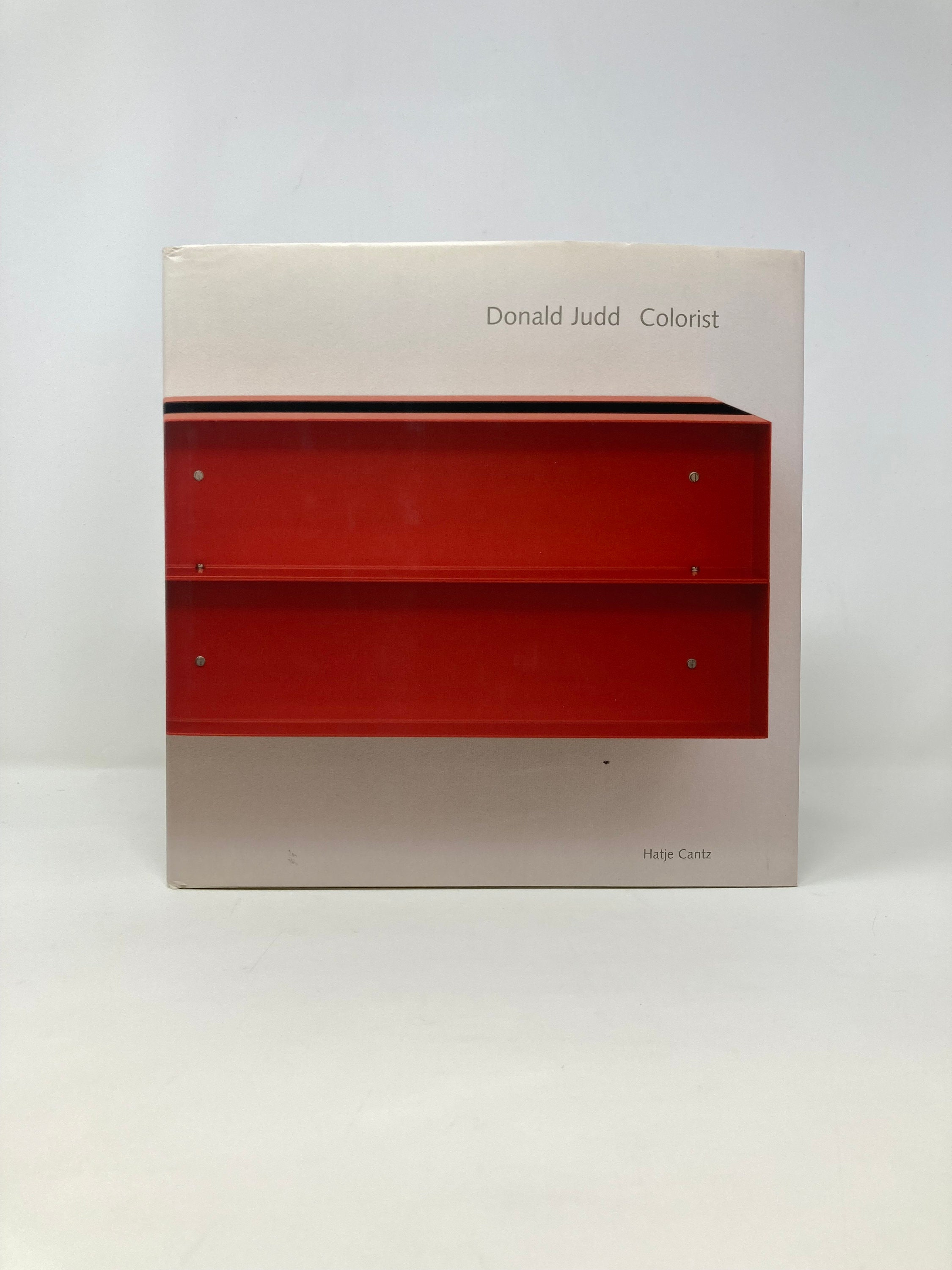 Donald Judd: Colorist by Dietmar Elger HC First 1st LN 2000