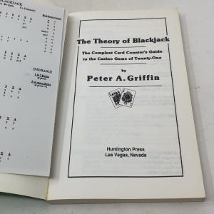 The Theory of Blackjack by Peter A. Griffin PB 4th Edition Paperback Like New 1988 306242 image 3