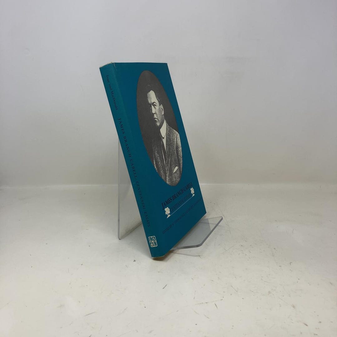 James Branch Cabell by M. Thomas Inge and Edgar E. Macdonald HC First ...