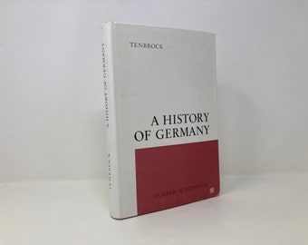 Una historia de Alemania de Robert Hermann Tenbrock HC Tapa dura 1.º Primer VG Muy bueno 1968 146797