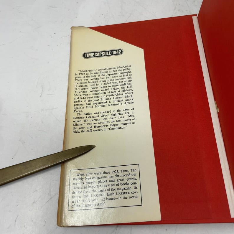 Time Capsule 1942 (a History of the Year Condensed From the Pages of ...