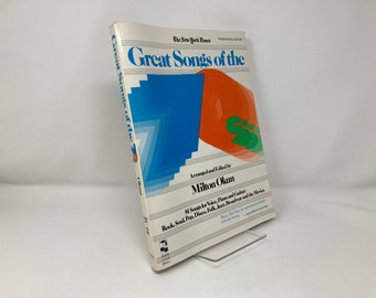 Great Songs of the 70s by The New York Times PB Paperback 1st First VG Very Good 1978 149539