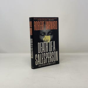 Death of a Salesperson by Robert Barnard Signed HC First Edition Hardcover Very Good 1989 301569