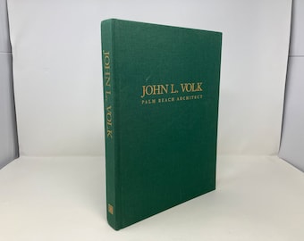 John L. Volk, Palm Beach Architect HC Hardcover 1st First LN Like New 2001  152656