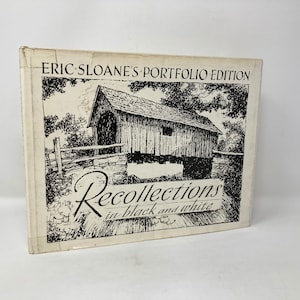 エリック・スローン著『Recollections in Black and White』HC 1st First ハードカバー 非常に良い VG 1978 121782