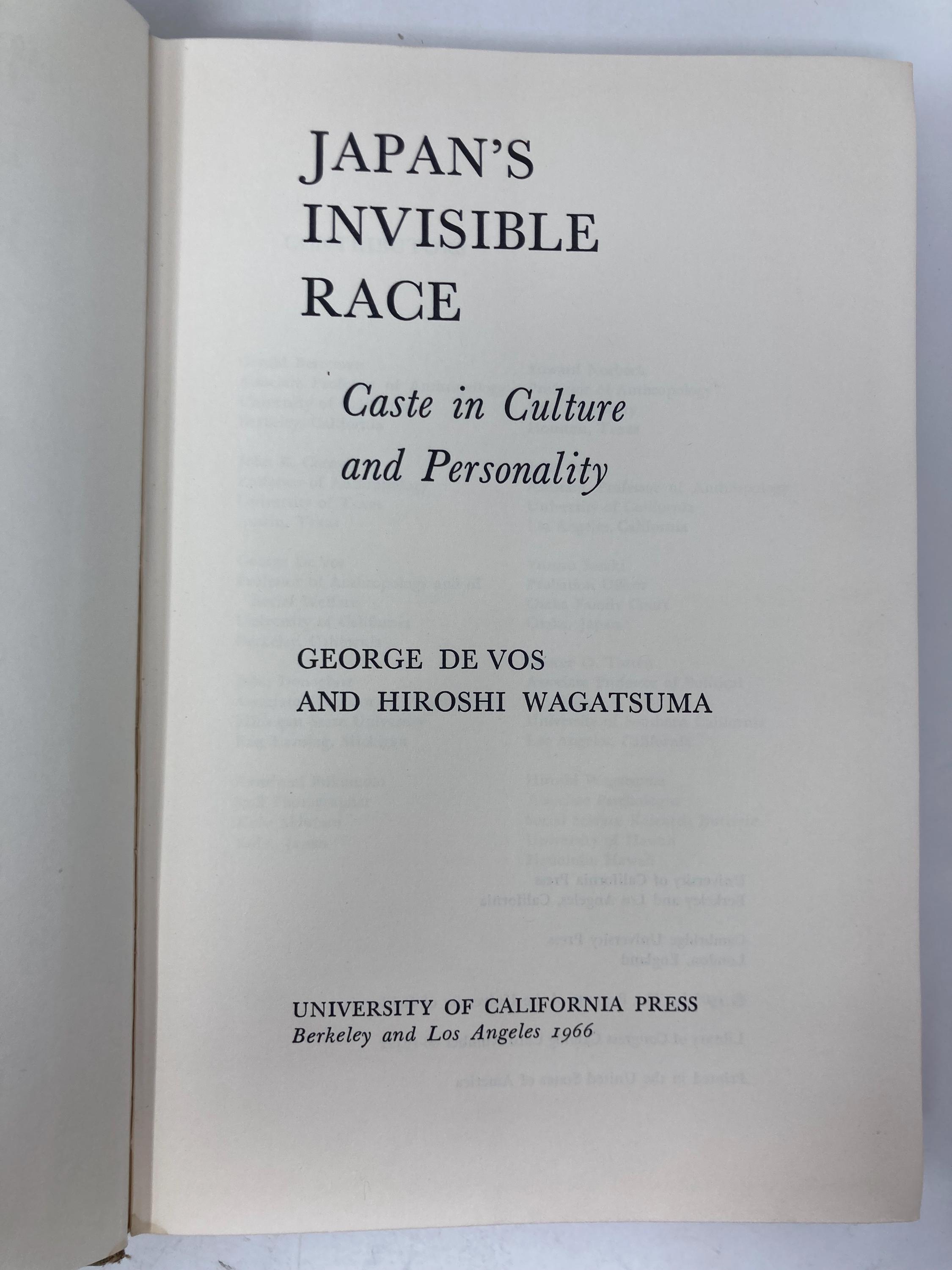 Japan's Invisible Race 【公式通販】