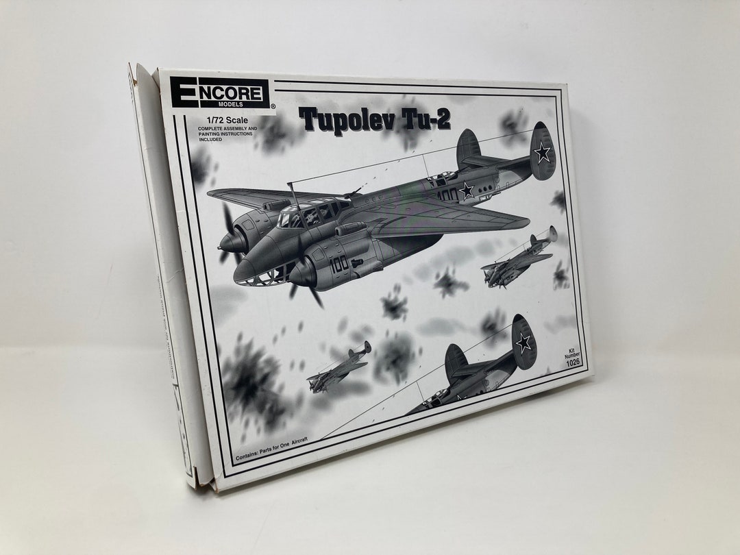 Encore Models Tupolev Tu-2 1/72 Scale Model Kit New in Box 140149 - Etsy