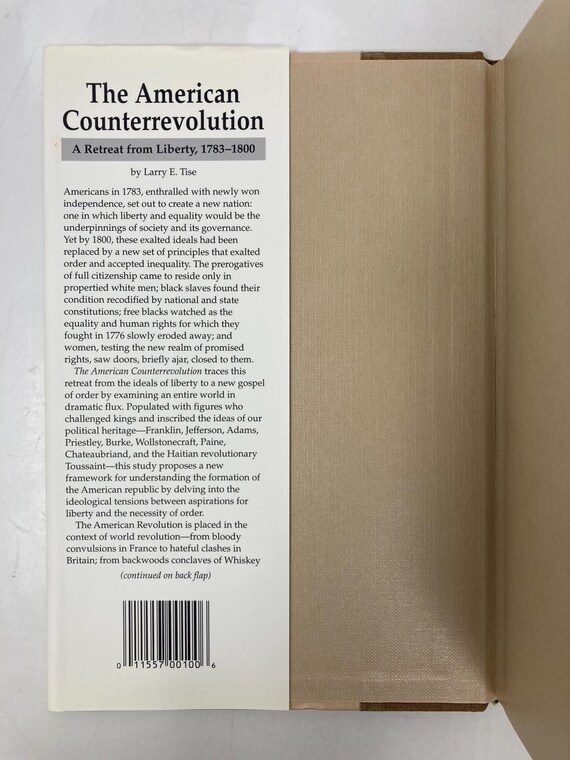 The American Counterrevolution: A Retreat From Liberty, 1783-1800